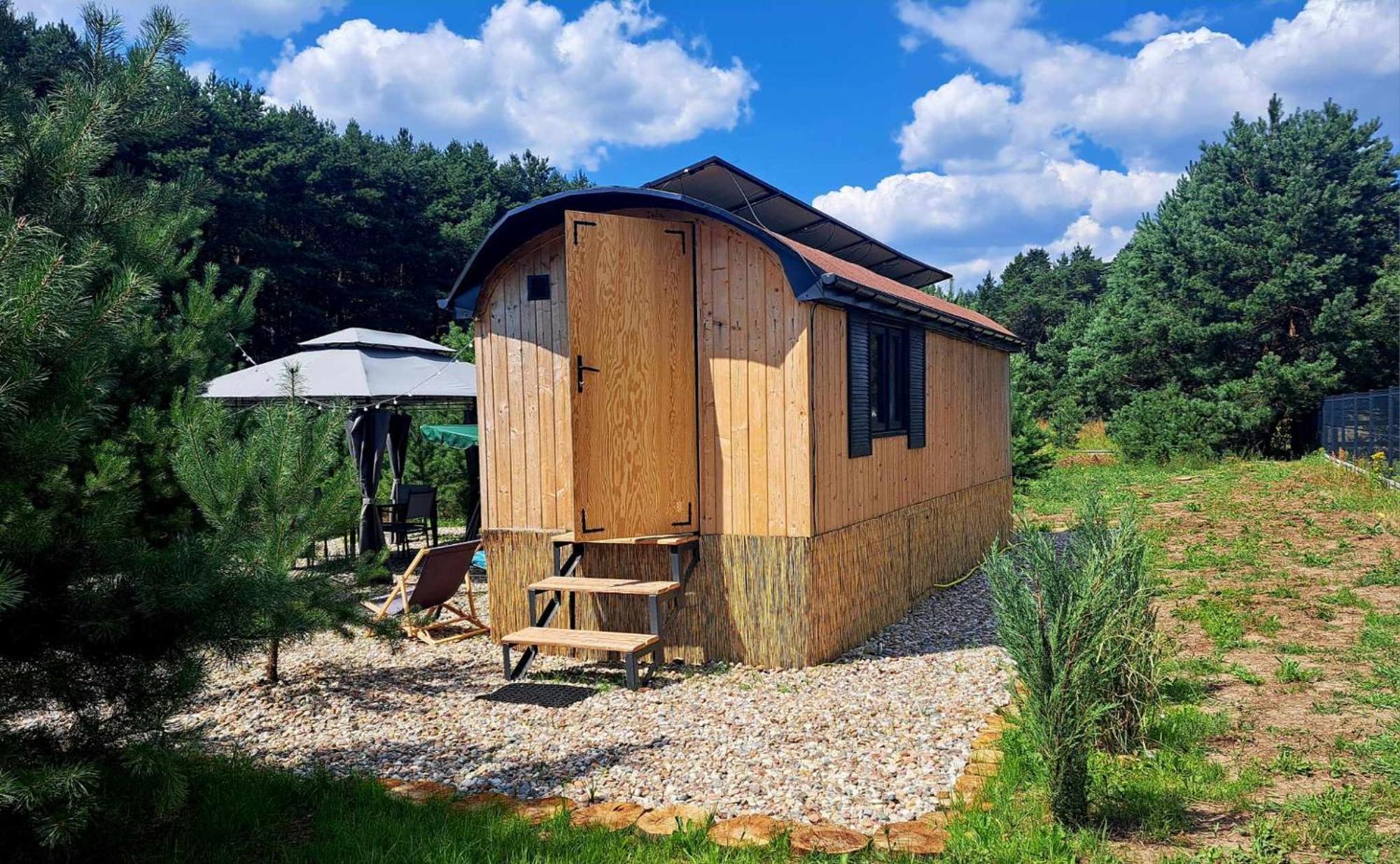 Oaza Swiety Spokoj - Domek Z Balia I Jacuzzi Rzasnik ภายนอก รูปภาพ